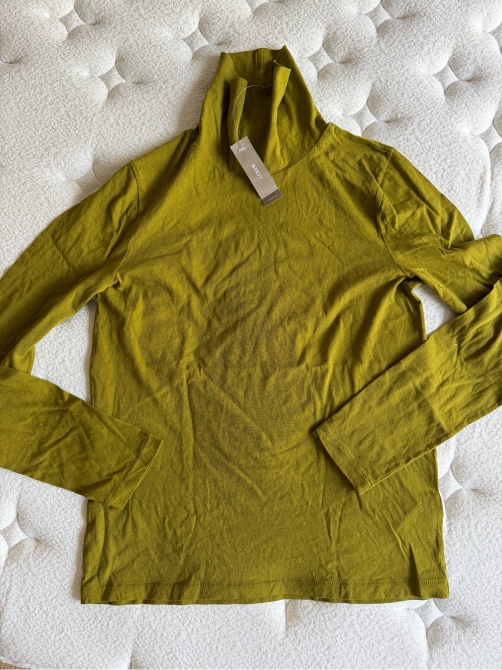 J. Crew Olive Green Long Sleeve Turtleneck Tee